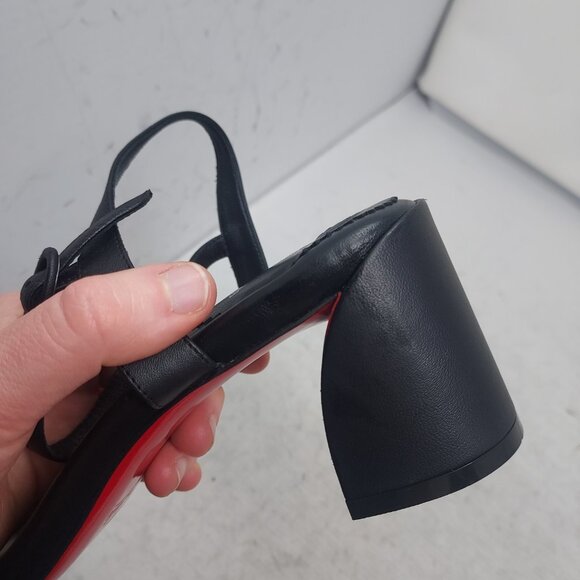 Christian Louboutin Black Miss Jane Sandal - Picture 12 of 13